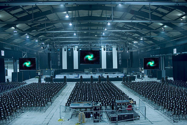 VJ Playing in large screen